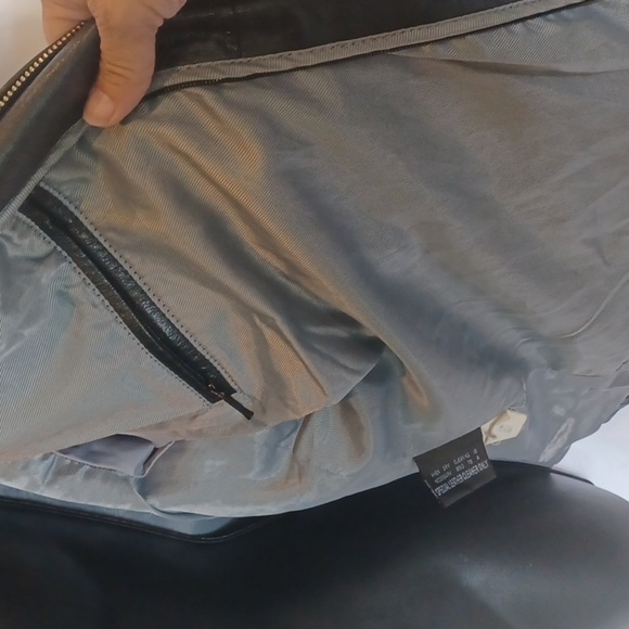 WILSONS LEATHER Zip Up Jacket XL, Y2K,  pit to pit is 25" - Picture 5 of 9